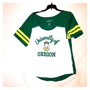 University of Oregon Wishbone top size XL